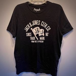 🔥3 for $23🔥 Black Jack & Jones Originals Tee UK L